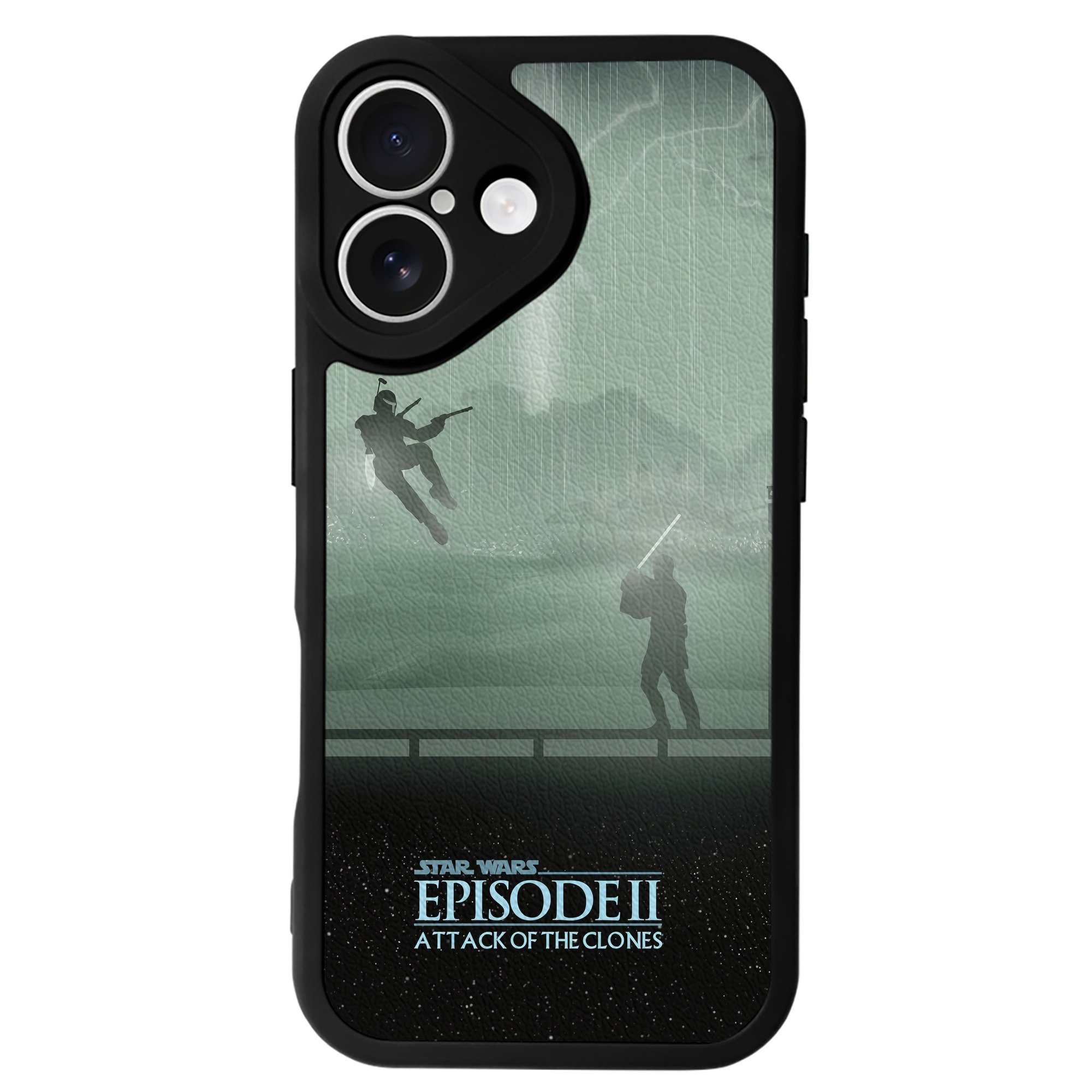 （画像用） スター・ウォーズ Star Wars 【iPhone 16シリーズ対応】シリコンスマホケース（レザー調） 材質：シリコン